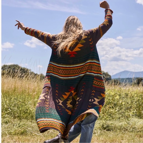 Faherty Multicolor Patterned Cardigan - Picture 3 of 6